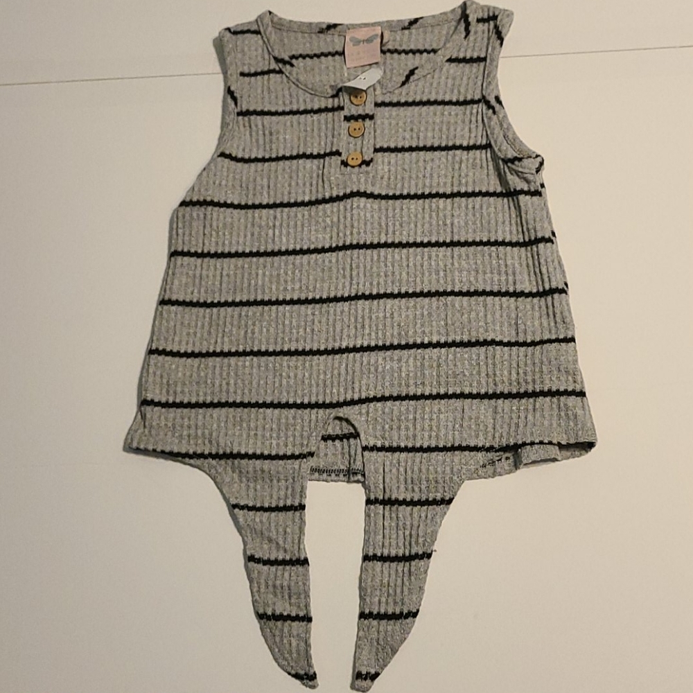 Paper Crane For All Season Striped Tank Top Small